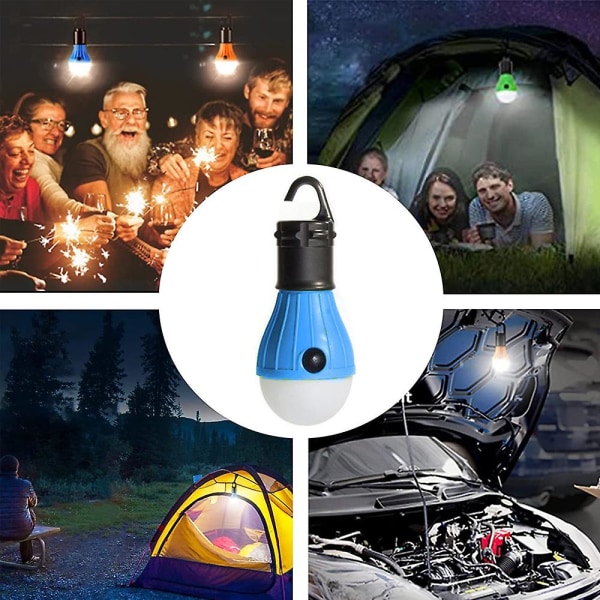 Campingtält Lantern Bulb Campingutrustning för campingvandring Backpacking blue