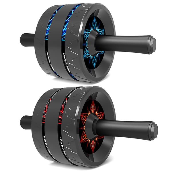 Armbågsstöd Abdominal Exercise Roller Automatisk Black Blue