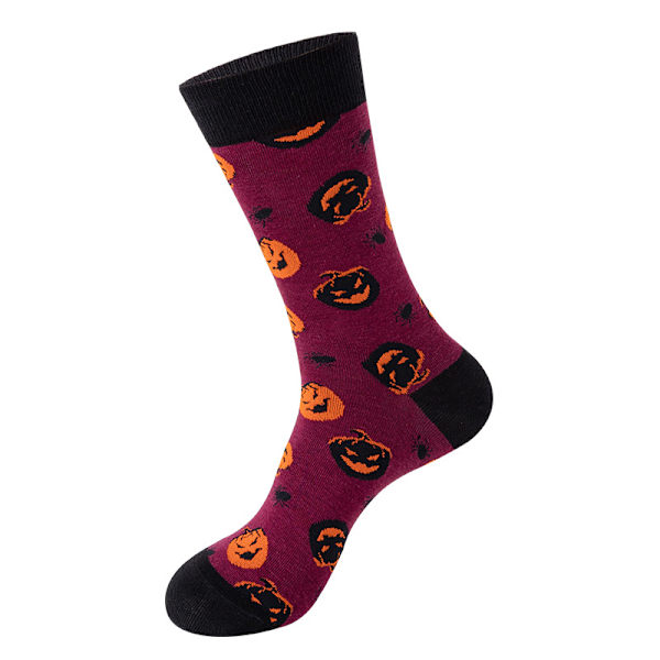 Halloween strumpor Nya fashionabla damstrumpor Skull Vampire Pumpkin Bat Roliga strumpor Fashionabla herrstrumpor 286 All yards