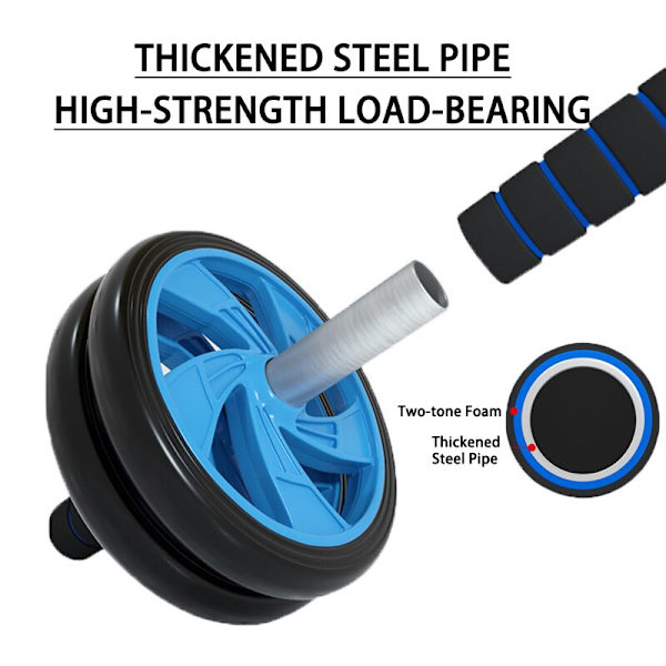Maghjul Halkfri Roller Mute Herr Two-whe Blue
