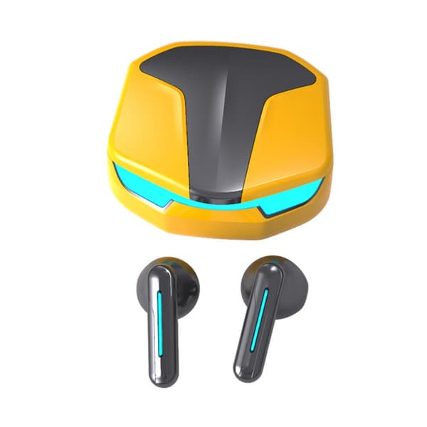 Y9 Trådlöst Bluetooth Headset Low Delay TWS Earplu Yellow