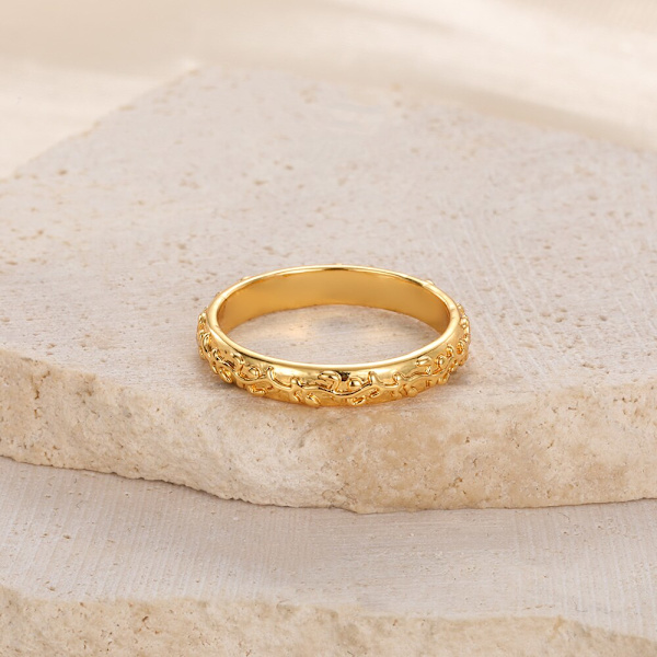 Magic Power Ringen Med Mystiska Upphöjda Linjer För Kvinnor Män Smycken Magiker Nödvändiga Fingerringar JZ2515S-1 7
