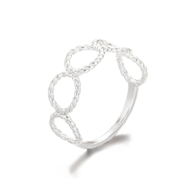 Magic Power Ringen Med Mystiska Upphöjda Linjer För Kvinnor Män Smycken Magiker Nödvändiga Fingerringar JZ2515S-2 7