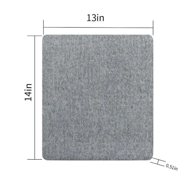 1~5PCS tum tjock strykullsdyna Bärbar högtemperaturbeständig strykbräda Effektiv ullpressmatta för resor Style C 3pcs
