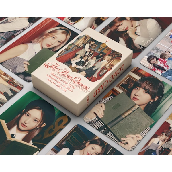 55st/kartong Kpop IVE WAVE fotokort gidle I feel lomo cards Wonyoung solo fotokort för studentpresenter 04
