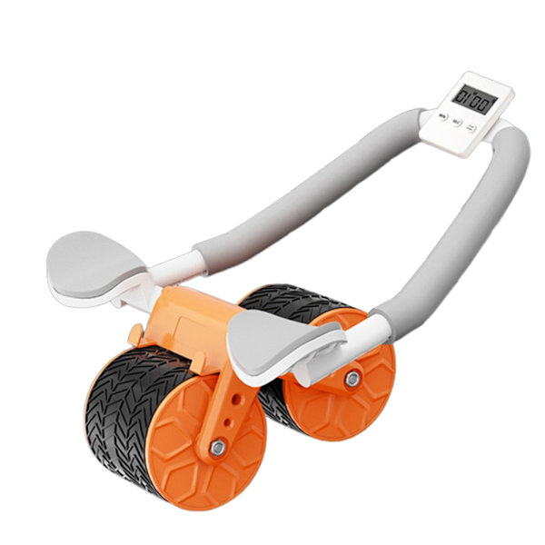 Magmuskelhjul Bodybuilding Roller Antiski Orange with timer