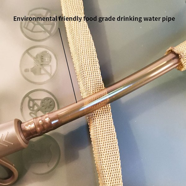2 Typer Utomhus 2/2.5/3L Vattenblåsa Hydration F Type-A 2L