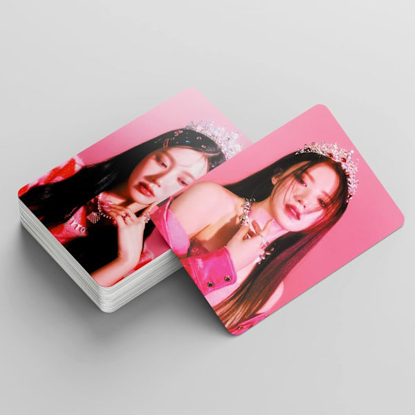 (G) I-DLE Lomo-fotokort 55 st (G) I-DLE I FEEL Nytt fotoalbum (G) I-DLE Mini Lomo-presentkort för fans (Queen 2)