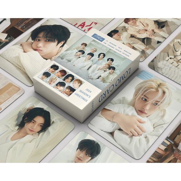 ELEFAD 55st Stray Kids Lomo Cards Stray Kids 2024 SÄSONGENS HÄLSNINGAR Nytt album Stray Kids Vykort Present till fans