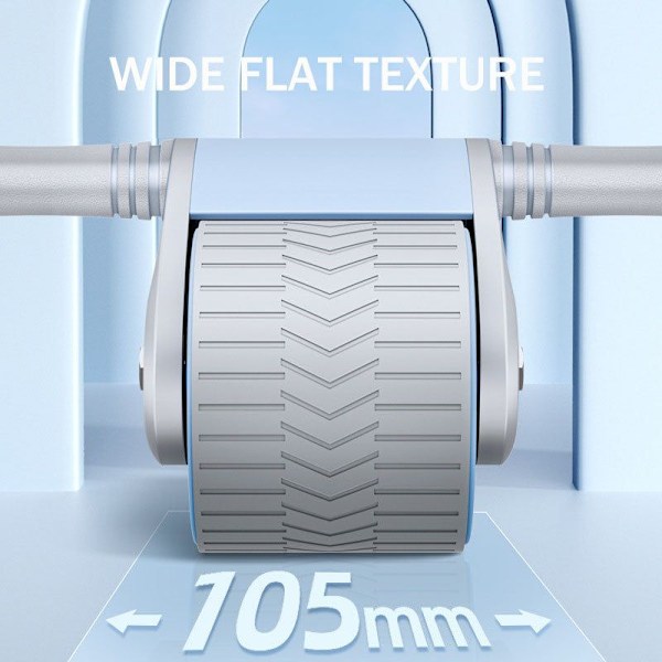Pousbo® Automatic Rebound Abdominal Wheel Kit Fitn Gray Blue