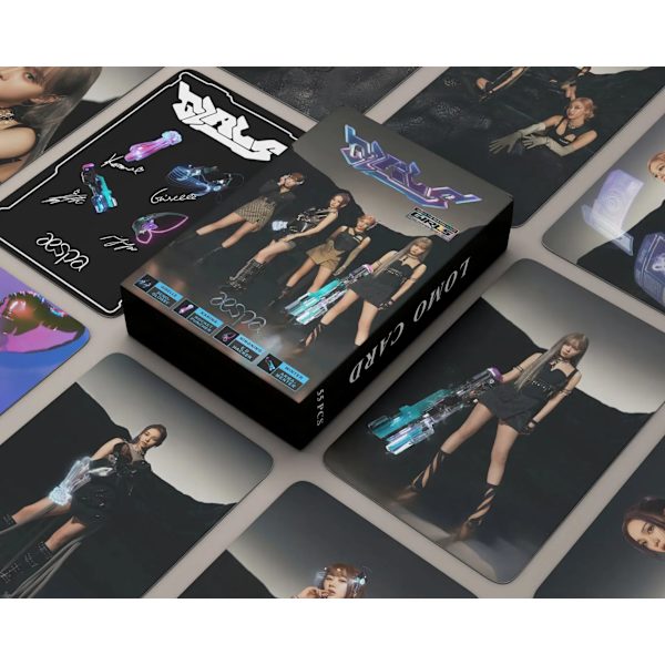 55st/ Set Kpop ASTRO fotokort Stray Kids Time Out lomo kort V lisa fotokort AT-2