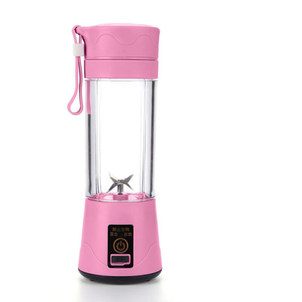 Bärbar minijuicer Elektrisk blender USB fruktblandare Fruktmat Milkshake Blender Multifunktionsjuicemaskin pink