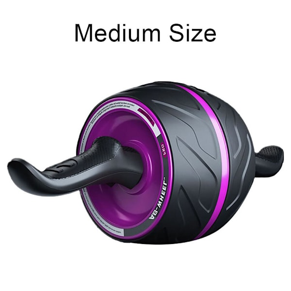 Abdominal Wheel Roller Automatisk Rebound Core Musc Yellow