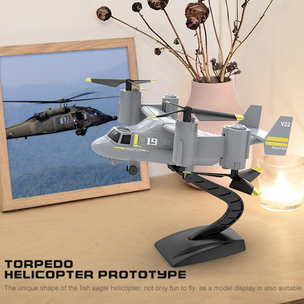Ny 2-i-1 drone med 1080P kamera hög- och låghastighetsväxling Osprey Drone RC Quadcopter barnfjärrkontrollplan SL 1080P 2 Bat