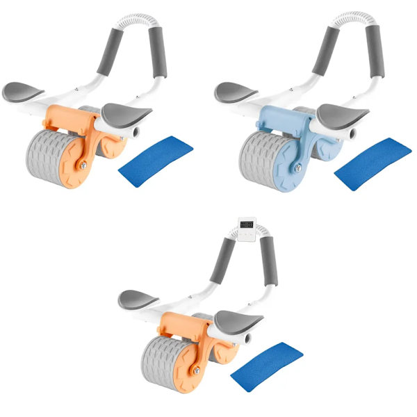 Multi-Color Kroppsträning Träning Fitness Knä Mag Ab Roller Dubbelhjul