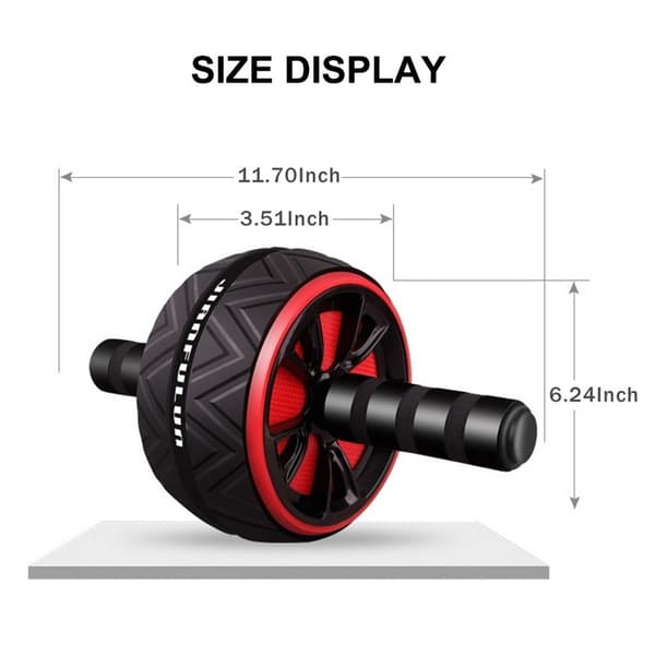 2022 Ny Ab Roller Noise Abdominal Wheel Ab Rol Red and Black