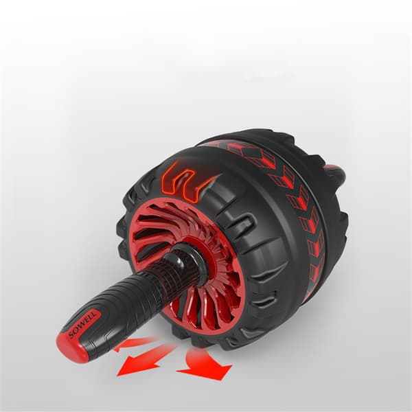 Ab Roller Automatisk Rebound Abdominal Wheel 1,7m S Silver