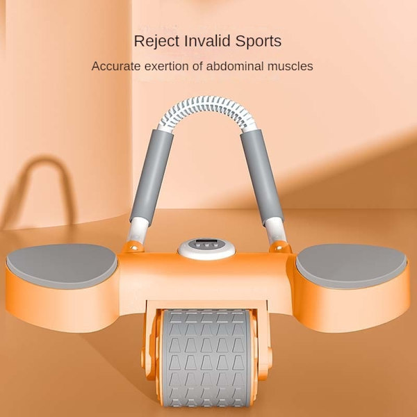 Två-i-ett Counting Flat Support Abdominal Wheel T ORANGE