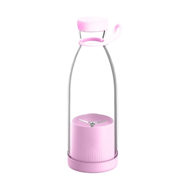 Multifunktionell Mini Juicer Bärbar Juice Cup Bärbar Blender USB Uppladdningsbar Shake Cup Blender Antioxidant Cup pink-usb