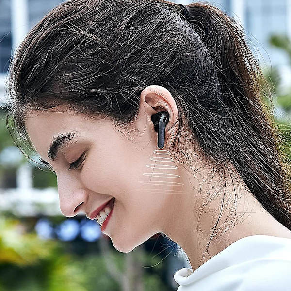 Bluetooth hörlurar True Wireless Earbuds Led Power Display-hörlurar med trådlöst case In-ear-hörlurar med mikrofon Black