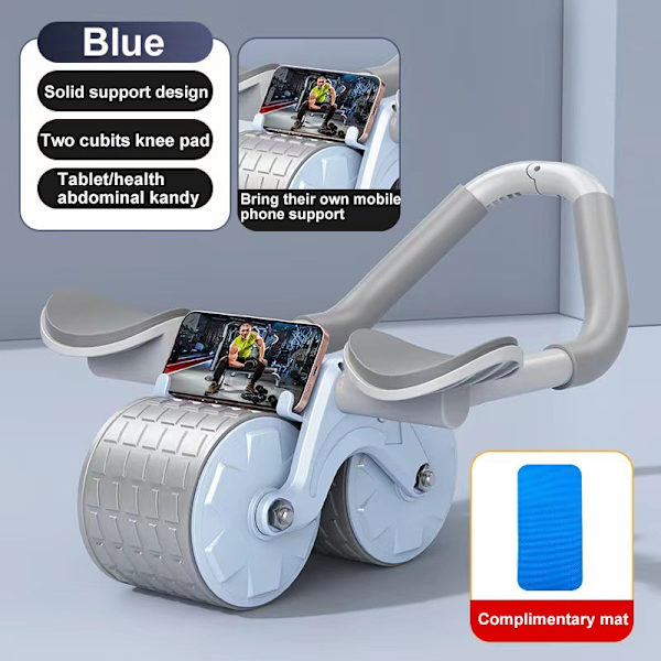Armbågsstöd Bukhjul Hem Automatisk Rebound Blue
