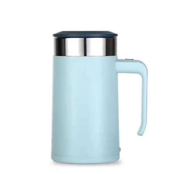 450 ml USB uppladdningsbar automatisk självomrörande magnetmugg Creative 304 rostfritt stål Smart kaffemjölkmixer omrörningskopp blue 450ml