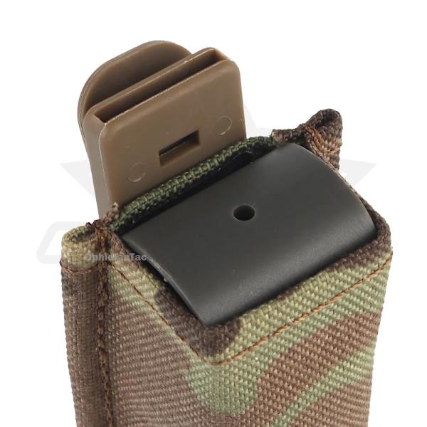 OphidianTac FAST 9MM/1911 Single Magazine Pouch Tactical MOLLE Mag Pouch med Quick Release Kydex Insert för GLOCK M9 P226 HK USP 1911-BCP