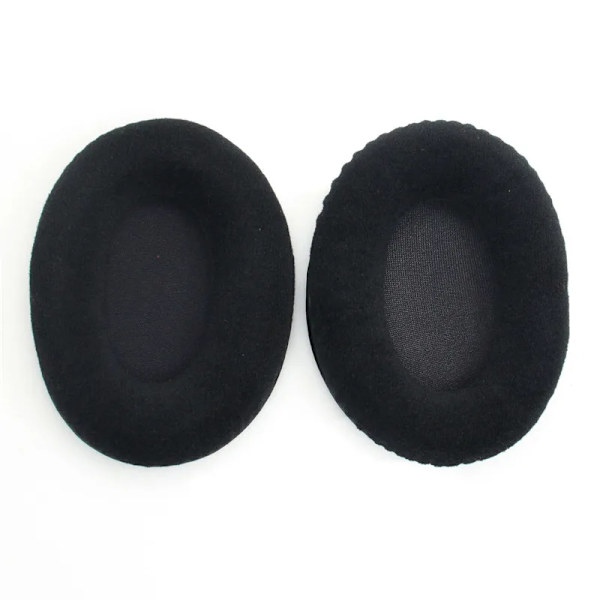 Högkvalitativt Headset Skumkudde Ersättande öronkuddar för Kingston HSCD KHX-HSCP Hyperx Cloud II Stinger Core Soft Protein Cover black flannel