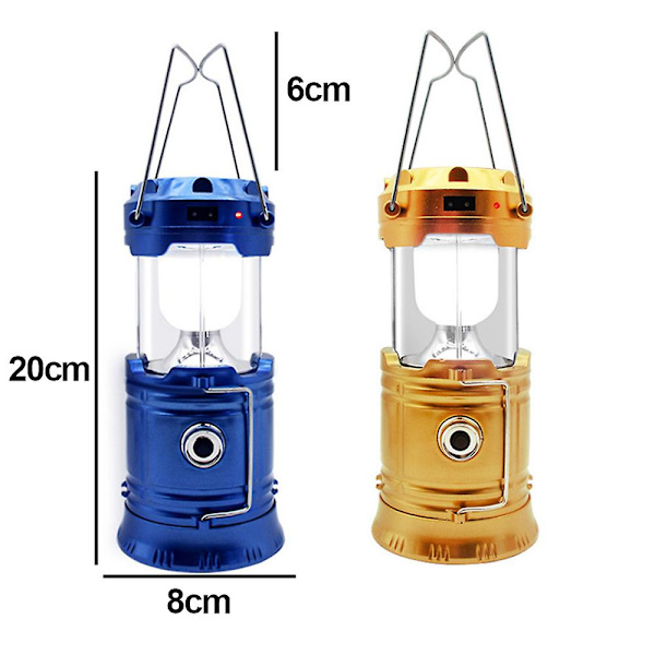 Multifunktionell tältlampa Bärbar Stretchlampa för camping mix color2