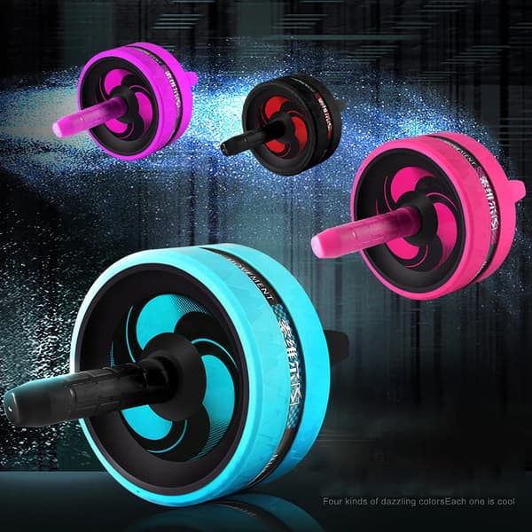 Nytt Ab Wheel Abs Roller Abdominal Exerciser Home G Black