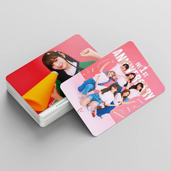 Kpop IVE Lomo Card Fotokort 55 st IVE 2023 SEASON'S HÄLSNINGAR Nytt album Lomo Card IVE Mini Fotokort IVE Poster Cards Present till fans