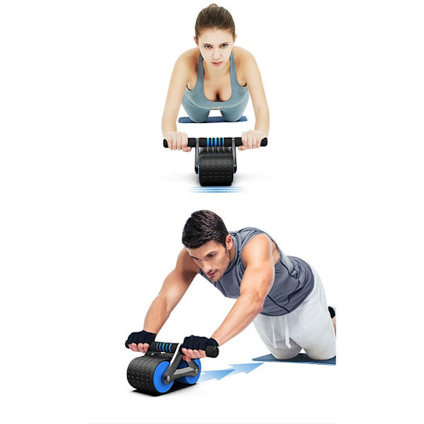 2023 Automatisk Rebound Double Wheel Abdominal Abdo Blue