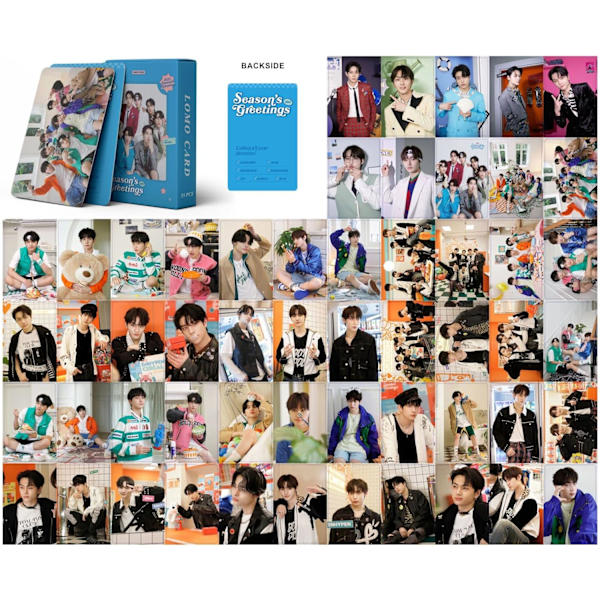 TBTL Kpop ENHYPEN Fotokort 55st Enhypen Lomo Cards Enhypen 2023 Säsongs hälsningar Album Lomo Cards Enhypen Poster Cards for Fans