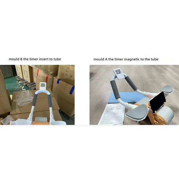 Het produkt Ny design Automatisk rebound magträningsrullhjul med timer muskelstimulator maghjul