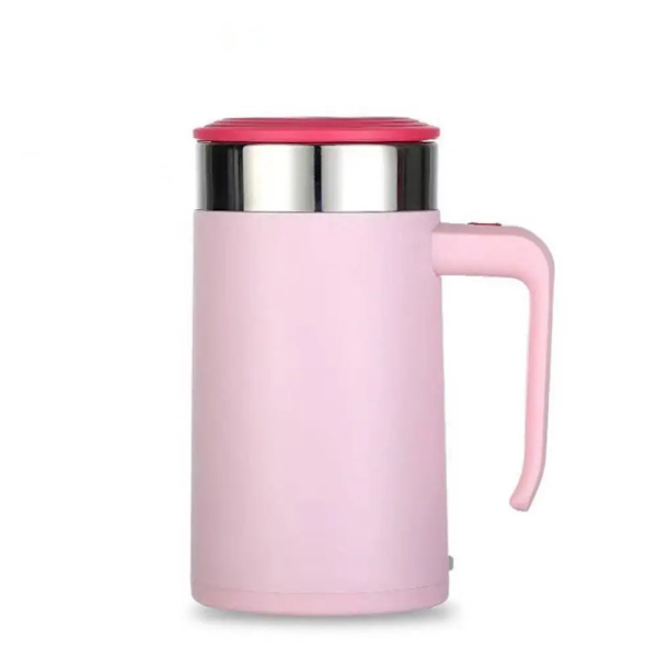 450 ml USB uppladdningsbar automatisk självomrörande magnetmugg Creative 304 rostfritt stål Smart kaffemjölkmixer omrörningskopp blue 450ml