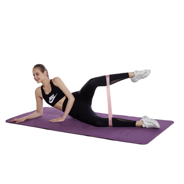 Elastiska band för fitness Motståndsband Träning Gym Styrketräning Fitness Gummi Pilates Sport Crossfit Träningsutrustning 5pcs Pink