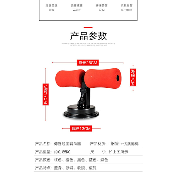 Magmuskler Fitness Wheel Training Bantning Fitness Abs Roller Bodybuilding Buken Roller Wheel Magträningsutrustning Red