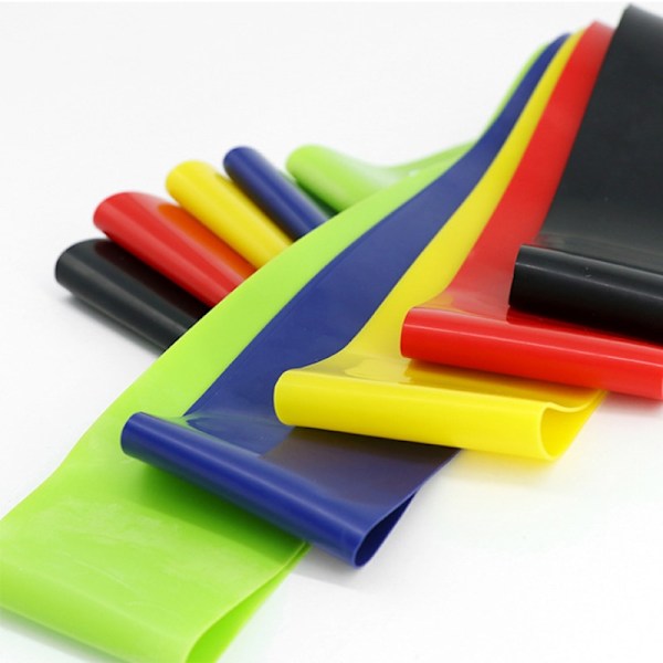 1st Unisex Portabla Fitness Motståndsband Träningsgummiband Yoga Gym Elastiskt tuggummi Styrka Pilates Crossfit Sport Tejp 1