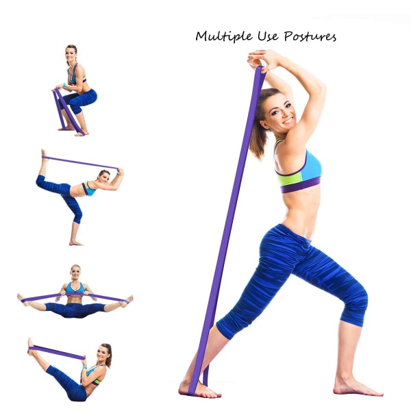 Fitness Gummiband Motståndsband Unisex Yoga Gym Atletisk Elastisk Dra Gummiband Slinga Expander Motion Sportutrustning Random Color