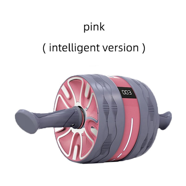 LED Automatisk Rebound Ab Roller Intelligent Counti Intelligent Pink