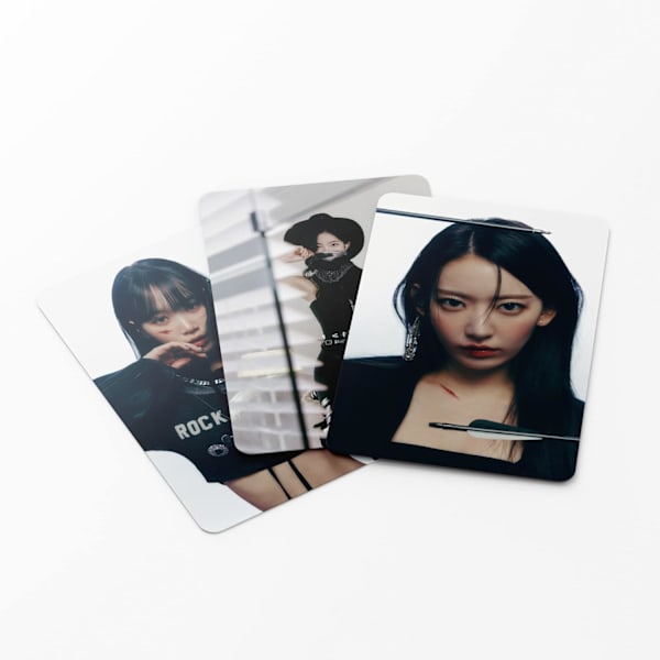 TBTL 55st Le Serafim Lomo Fotokort Le Serafim Unforgiven New Album Lomo Cards Vykort Present till Fans (B) b