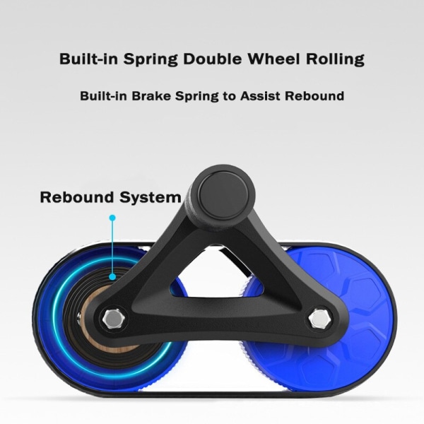 2023 Automatisk Rebound Double Wheel Abdominal Abdo Red