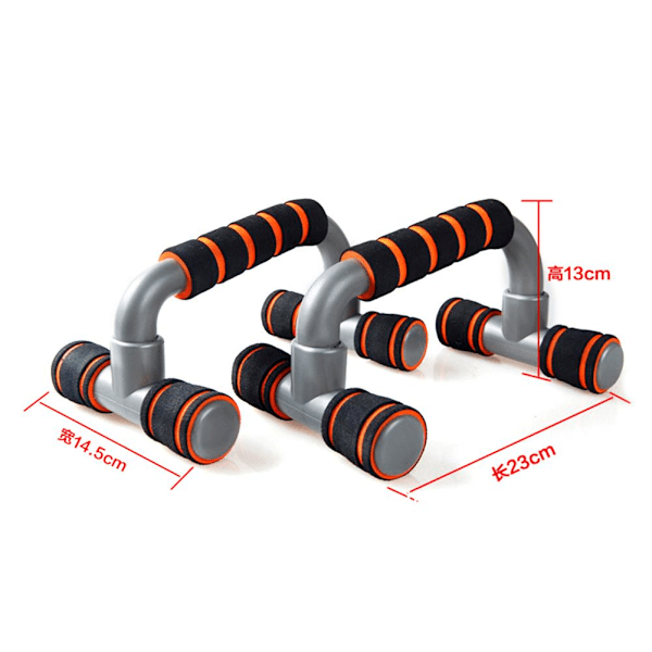 Calisthenics Parallell Bars Fitness armhävningar Calisthenics Parallell Rod Handstand Hem Gymnasium Träning Träning Brösttillbehör Orange
