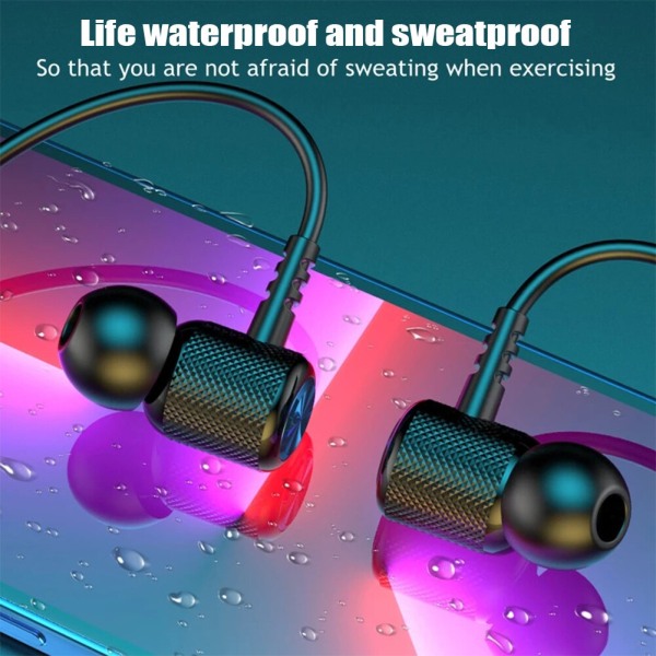 Bluetooth-kompatibla 5.0 trådlösa hörlurar Waterp Red