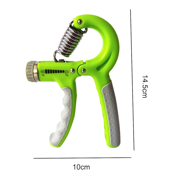 Räknedynamometer Handgrepp Fitness Handgrepp 5-60 kg Handträning Gripper Gymutrustning Handledsrehabiliteringsutvecklare 10-60KG Green