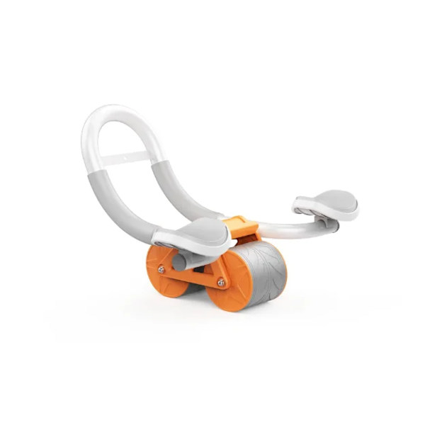 Ny version Ab Two Wheels Roller Automatic Rebound Ab Wheel Roller Abdominal Core Trainer