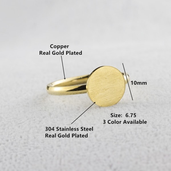 Minimalistiska Fullmånsringar För Kvinnor Anel Boho Smycken Rostfritt Stål Geometrisk Runt Finger Bague Femme Bröllopspresent Silver Plated 6.75