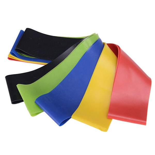 1st Unisex Portabla Fitness Motståndsband Träningsgummiband Yoga Gym Elastiskt tuggummi Styrka Pilates Crossfit Sport Tejp 4