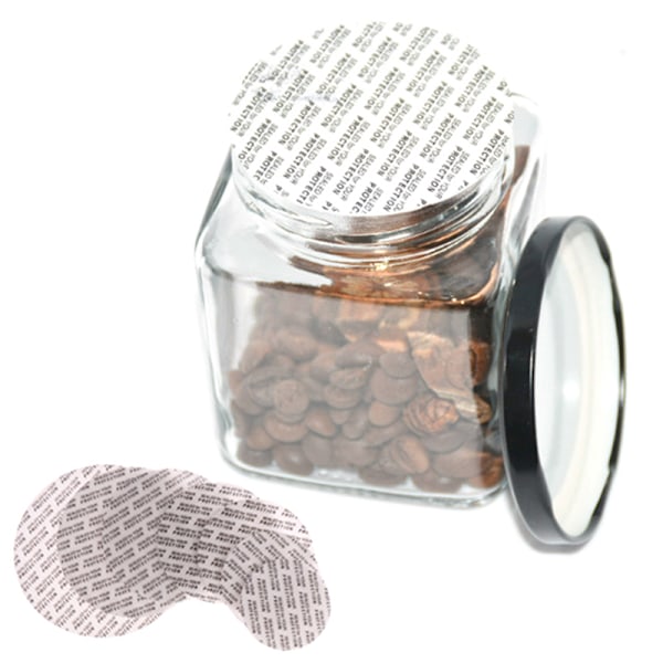 100 st självhäftande skumpressförsegling cap Liners kosmetisk flaska 53mm