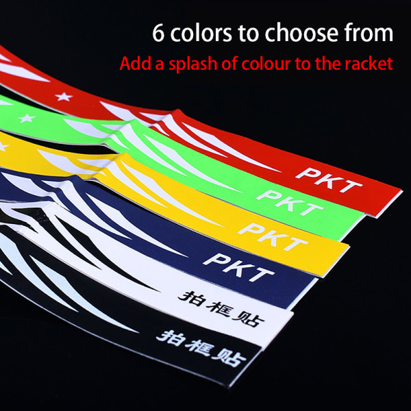 Badmintonracket Head Protective Sticker Multi-color Antifricti F